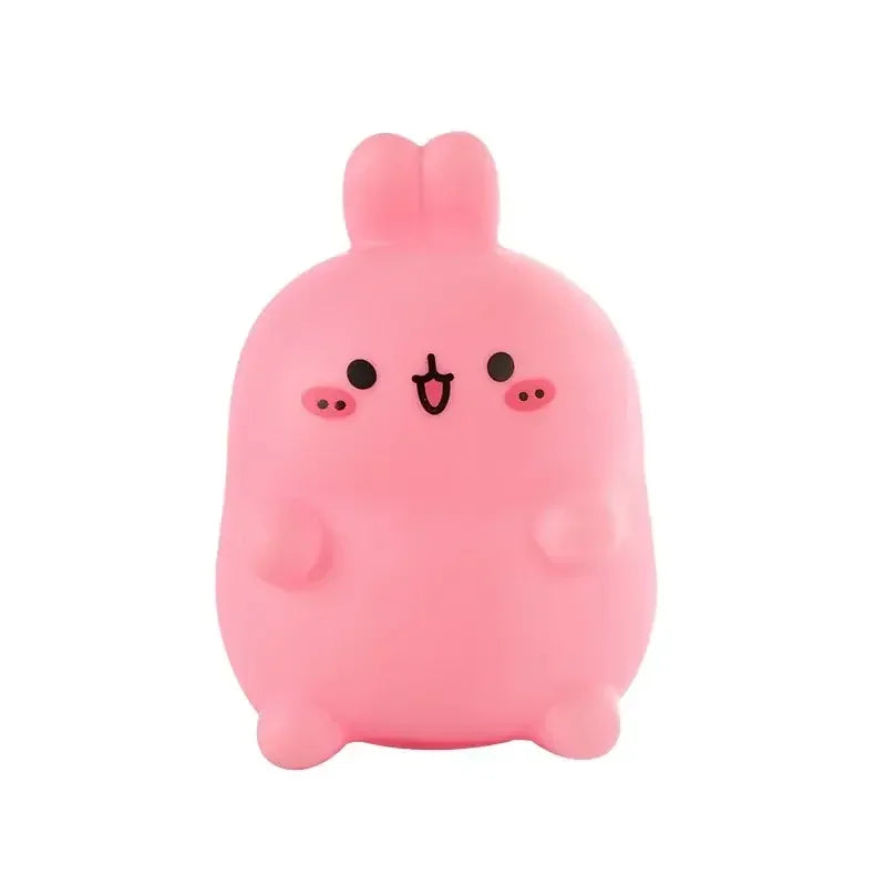 Rabbit Night Light Bedhead Bedroom LED Small Table Light Non Plug In Floor Stand Creative Atmosphere Night Light Decoration