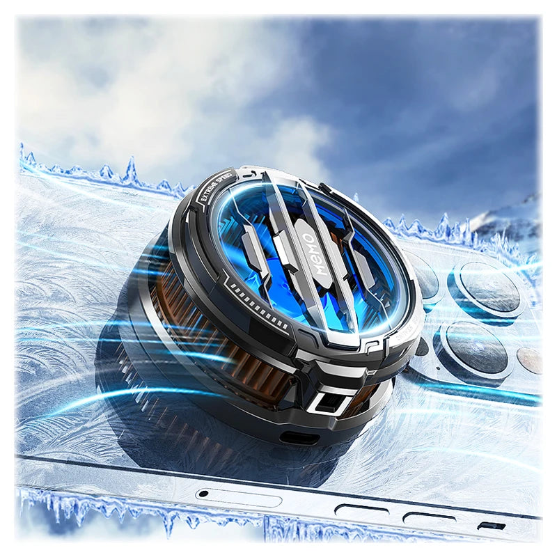 MEMO Magnetic mobile phone radiator: extremely fast freezing and cooling, quiet and easy to clean, full model adaptability