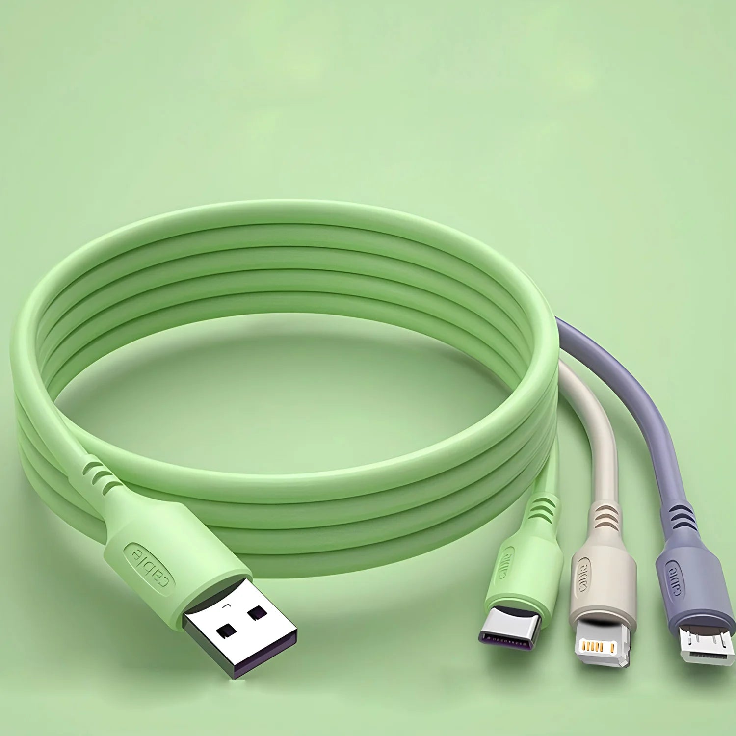 3 In 1 Super Fast Charging Cable For iPhone