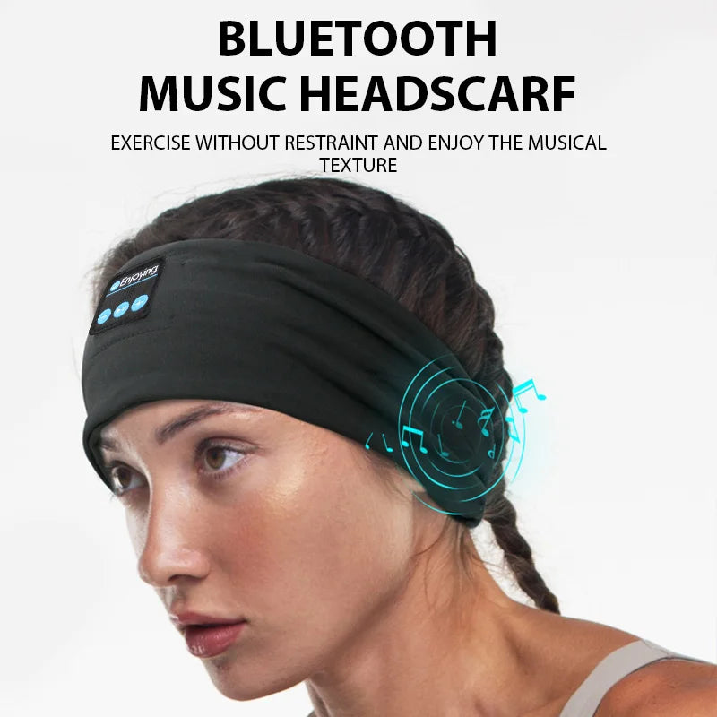 Fone Bluetooth Earphones Sports Sleeping Headband Elastic Wireless Headphones Music Eye Mask Wireless Bluetooth Headset Headband