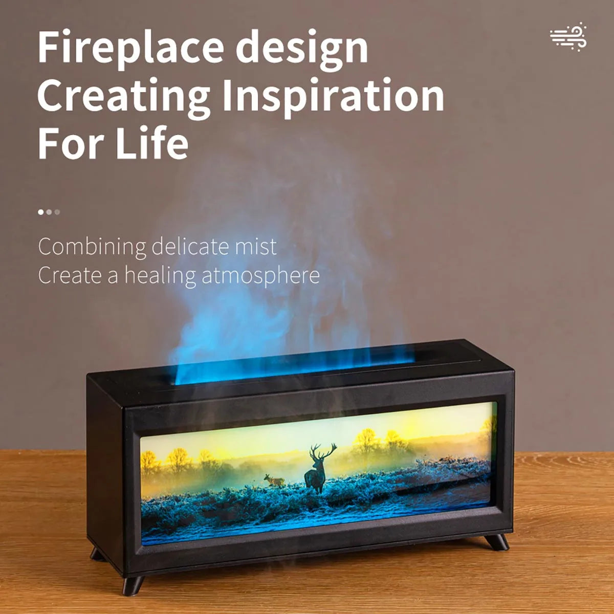 Christmas Elk Aromatherapy Machine, Intelligent Timed Power Off, Remote Control, Fine Mist Essential Oil Diffuser Humidifier