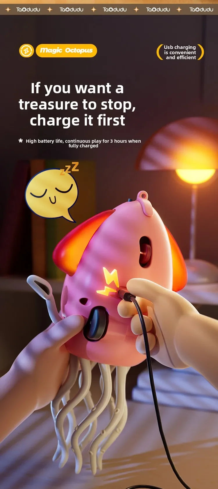 Electronic Pet Toys Dancing Octopus Kid Cartoon Interactive Development Moving Education Toddler Toy Gift Creative Kids Gift