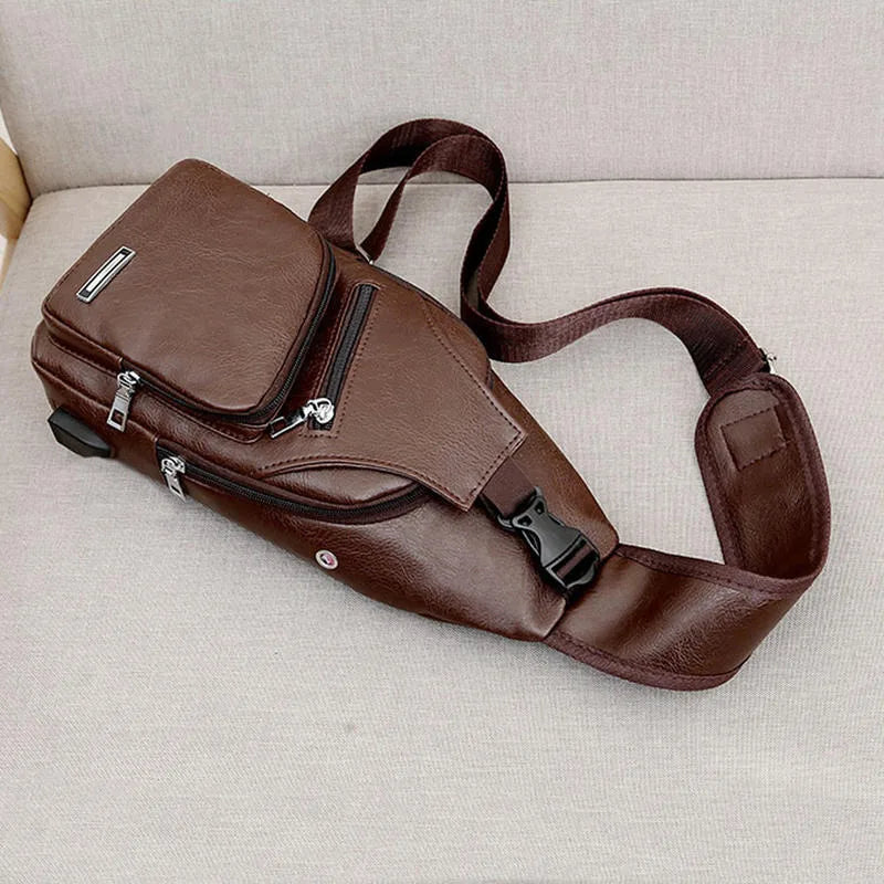 Couple Chest Bag Fashion Versatile Summer Crossbody Bags For Men Women Multi functional Waterproof Breathable Small Backpack