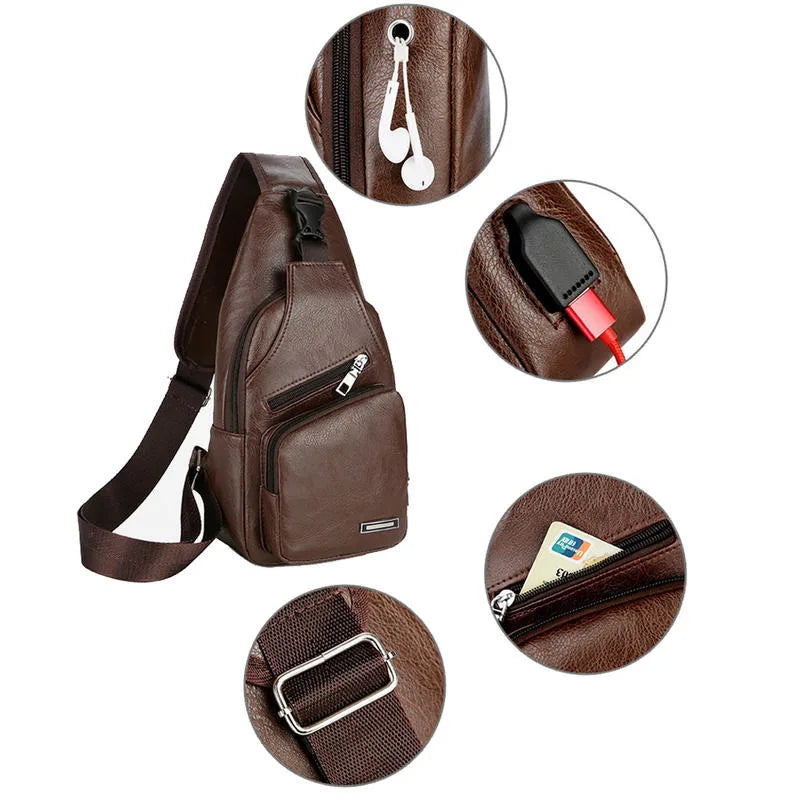 Couple Chest Bag Fashion Versatile Summer Crossbody Bags For Men Women Multi functional Waterproof Breathable Small Backpack