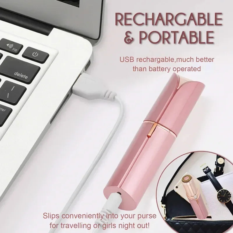Electric Hair Removal Machine Eyebrow Trimmer Hot Sales Portable Lipstick Shaver Women's Remover Mini Shaver Electric Trimmer