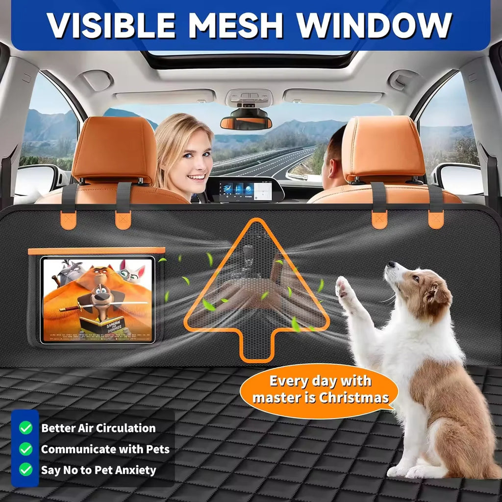 Pet Car Seat Cover, for Rear Seat Hard Bottom 137x147CM Cm, Waterproof and Easy To Clean, for Dog Car Back Pad Pet Cover