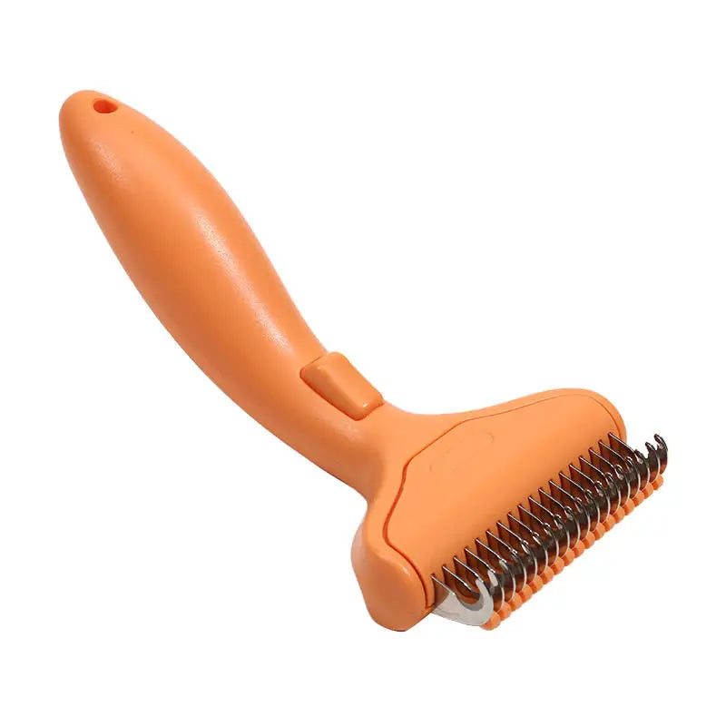 Portable Pet Dog Grooming Brush Hair Removal Tool For Dogs Self Cleaning Comb Pet Products Professional Pet Deshedding