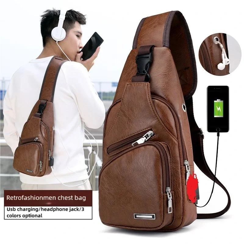 Couple Chest Bag Fashion Versatile Summer Crossbody Bags For Men Women Multi functional Waterproof Breathable Small Backpack