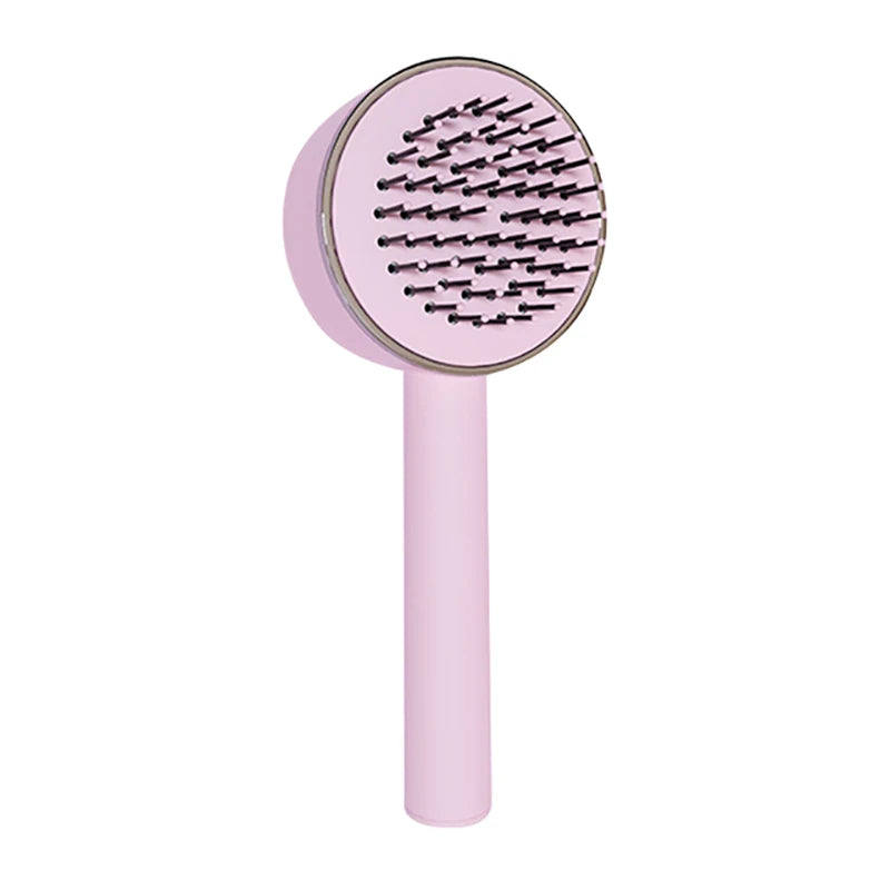 Central Airbag Hair Comb Self Cleaning Detangling Hair Brush For  Women Smooth Anti-Static Scalp Massage Hairbrush Dropshipping