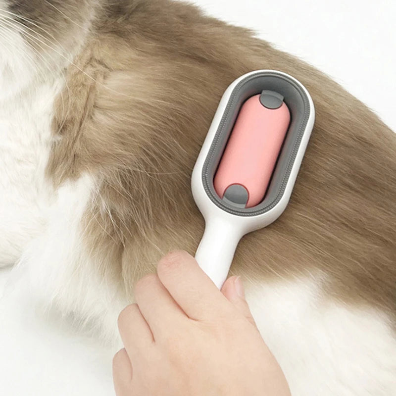 Clean Cat Dog Hair Removal Comb with Wipes Upgraded Pet Brush Katten Accessories Gatos Productos para mascotas Grooming Supplies