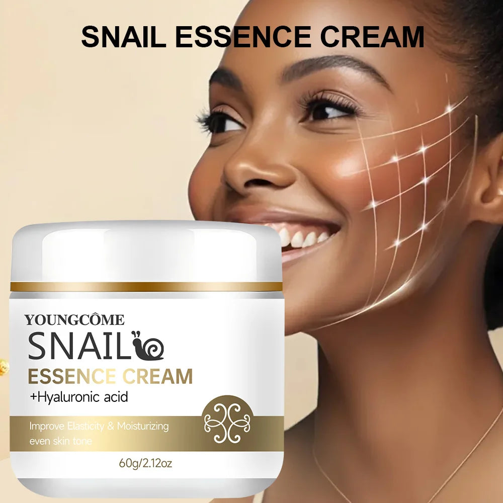 Snail essence cream with hyaluronic acid,Retinol Moisturizing Firming Lightening Repairing Smooth Skincare Whitening Creams