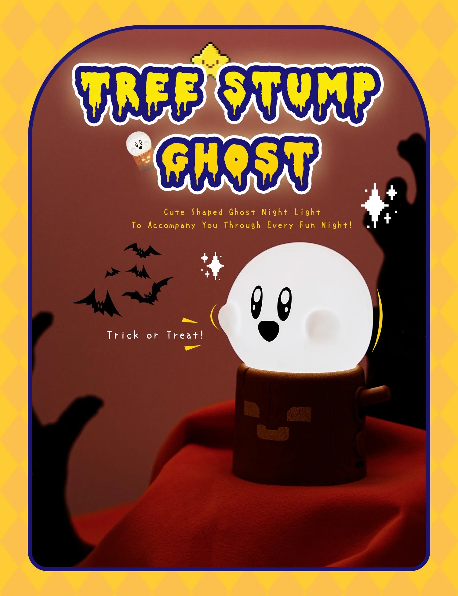 Flameless Candles Night Light Cute Sleeping Nightlights Dimmable 2 Lighting Modes Bedside Lamp For Kid Bedroom