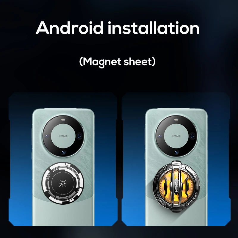 MEMO Magnetic mobile phone radiator: extremely fast freezing and cooling, quiet and easy to clean, full model adaptability