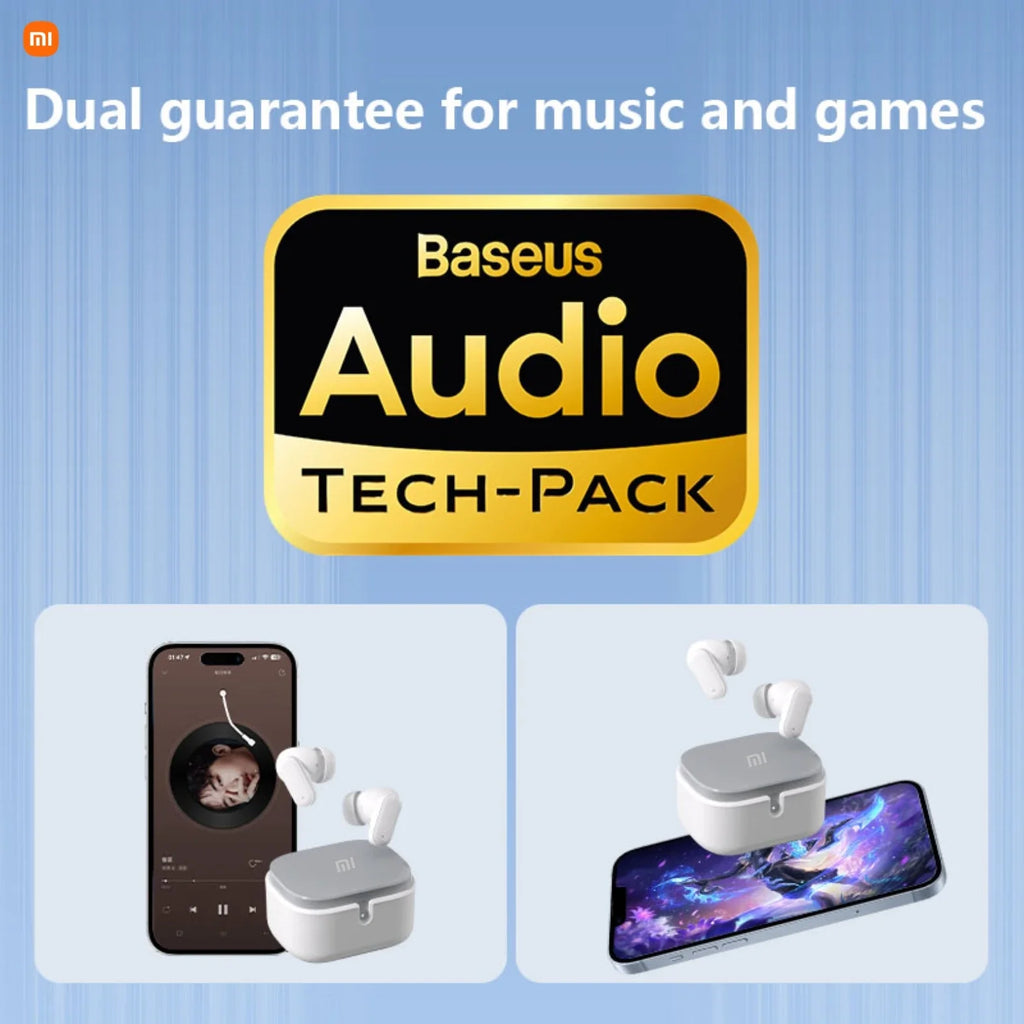 Xiaomi Auricular Wireless Bluetooth Earphones In Ear Noise Reduction Sports Waterproof for Android, iOS, PC Long Battery Life