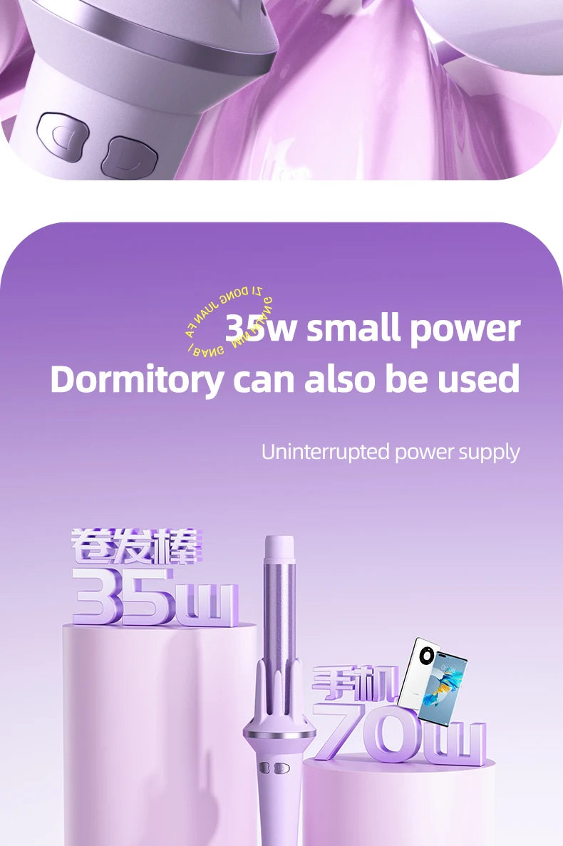 Automatic Hair Curler 28mm/32mm Large Wave Curling Iron Anion Fast Heating Professional Styling Curlers Curling Wand Hair Waver