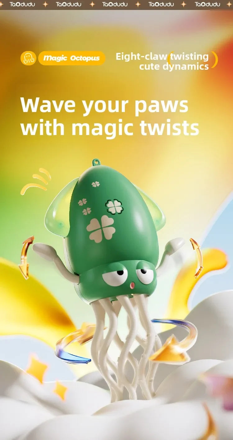 Electronic Pet Toys Dancing Octopus Kid Cartoon Interactive Development Moving Education Toddler Toy Gift Creative Kids Gift