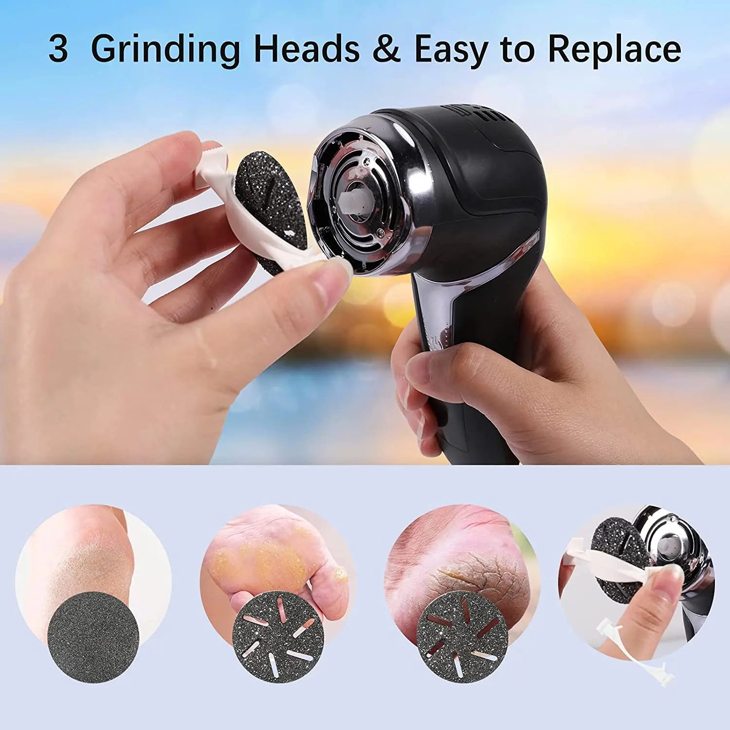 Pedicure Machine Callus Remover Pedicure Tools Professional Foot Dead Skin Remover Foot Grinder Electric Foot Grinder Elec