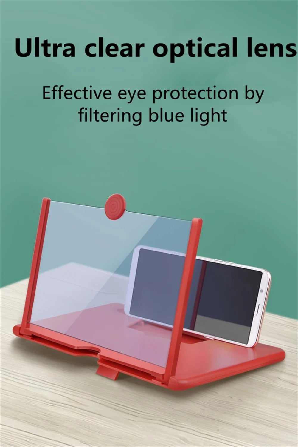 New 12 inch 3D Screen Amplifier HD Mobile Phone Screen Video Magnifier For Smartphone Holder Enlarged Screen Phone Stand Bracket