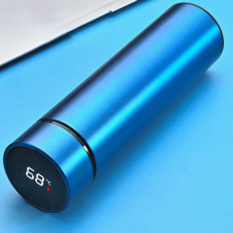 Christmas Gifts Mass Portable Coffee Mugs In-Car Tea Water Thermos Bottle Smart Insulation Cup Temperature Display Vacuum Flasks