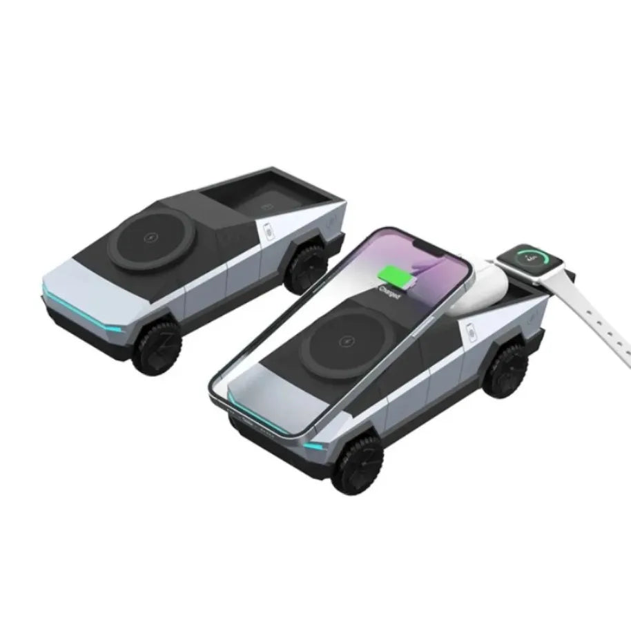 Magnetic Wireless Charging 15W 3-in-1 Charging Station with Ambient Light for IPhone 16 15 14 13 12 Pro Max  AirPods IWatch