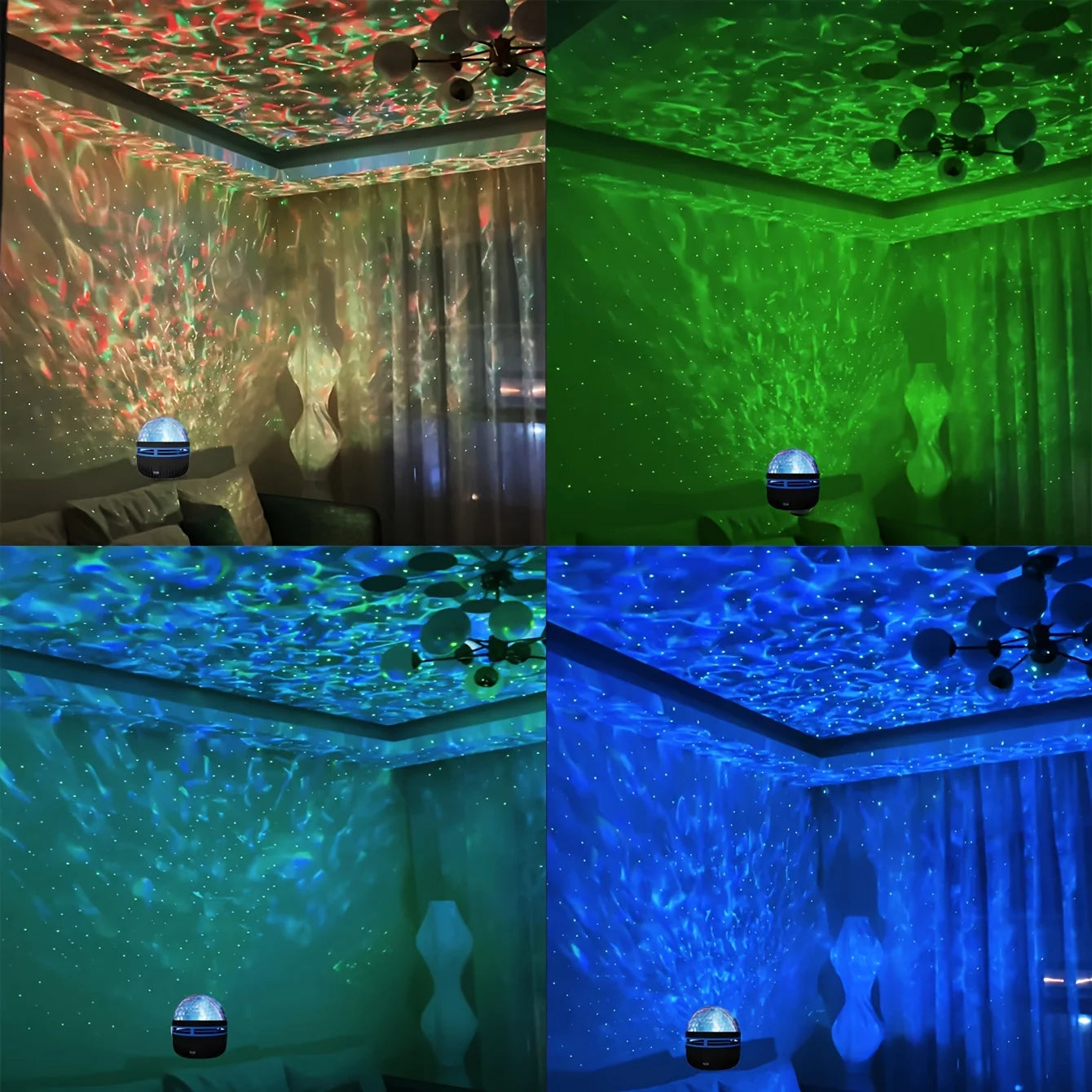 Galaxy Projector Water Ocean Wave