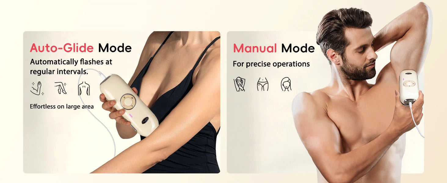 Professional IPL Hair Removal 22J Unlimted Flashes Painless Laser Epilator  Armpits Legs Arms Bikini Line Treament Home Use