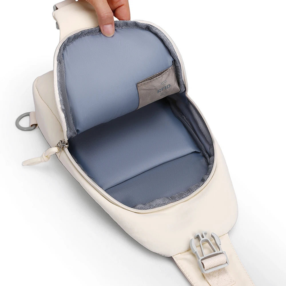 Men's casual messenger bag-multifunctional chest bag，suitable for outdoor sports,cycling and daily commuting,daily commuter bag