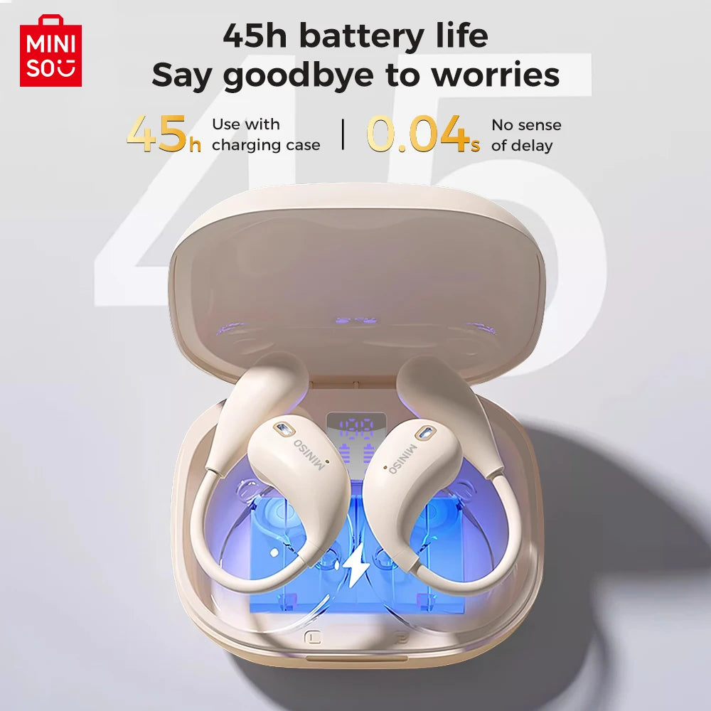 MINISO X33 Earphone Bluetooth 5.4 True Wireless Earbuds Low Latency Headphones Superb Bass HiFi Sport Headset With Mic