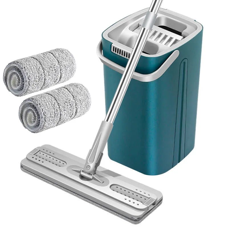 New Set Strong Cleaning Ablity Microfiber Mat Mop 360° Rotation Home Floor Kitchen Cleaning Tools Sleaning Bucket Cleaning Cloth