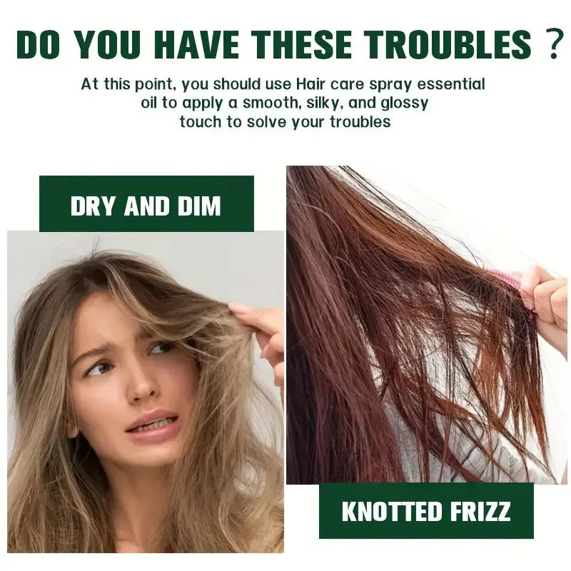 Rosemary Essential Oil For Hair, Moisturizing & Strengthening Treatment, Repairs Damaged Hair, Promotes Smooth Shiny Hair Growth