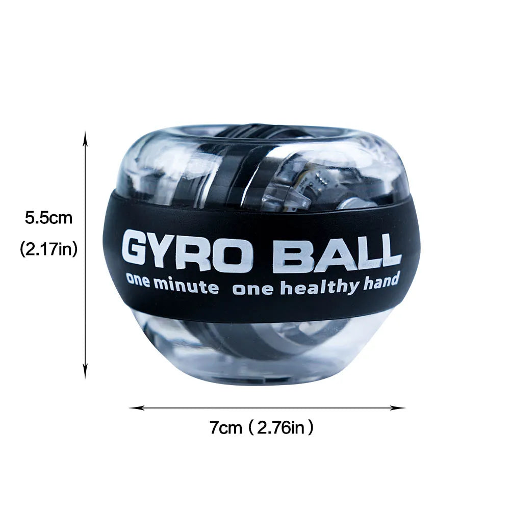 Wrist Ball Auto-Start Power Trainer Ball Wrist Strengthener Gyroscope Forearm Fitness Exerciser Power Gyro Ball Hand Trainer