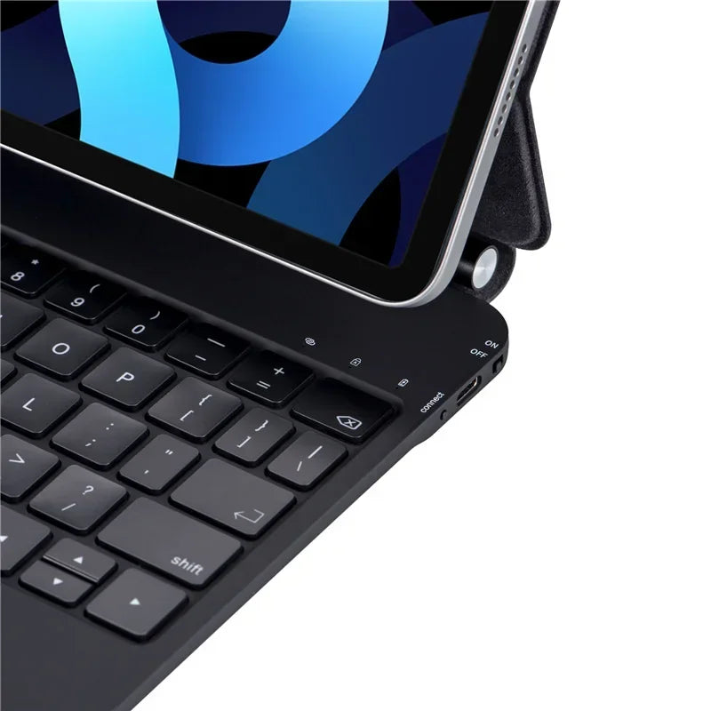 Magic Keyboard for iPad 11 Case A16 11th Generation 2025 11 inch Multi-touch Trackpad Smart Backlit Rechargeable Keyboard