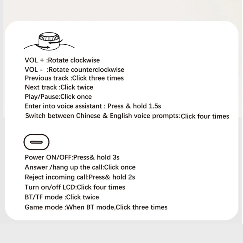 Xiaomi Wireless Bluetooth Headset with RGB Digital Display Screen Card Reader Headset Long Battery life High-fidelity Earphones