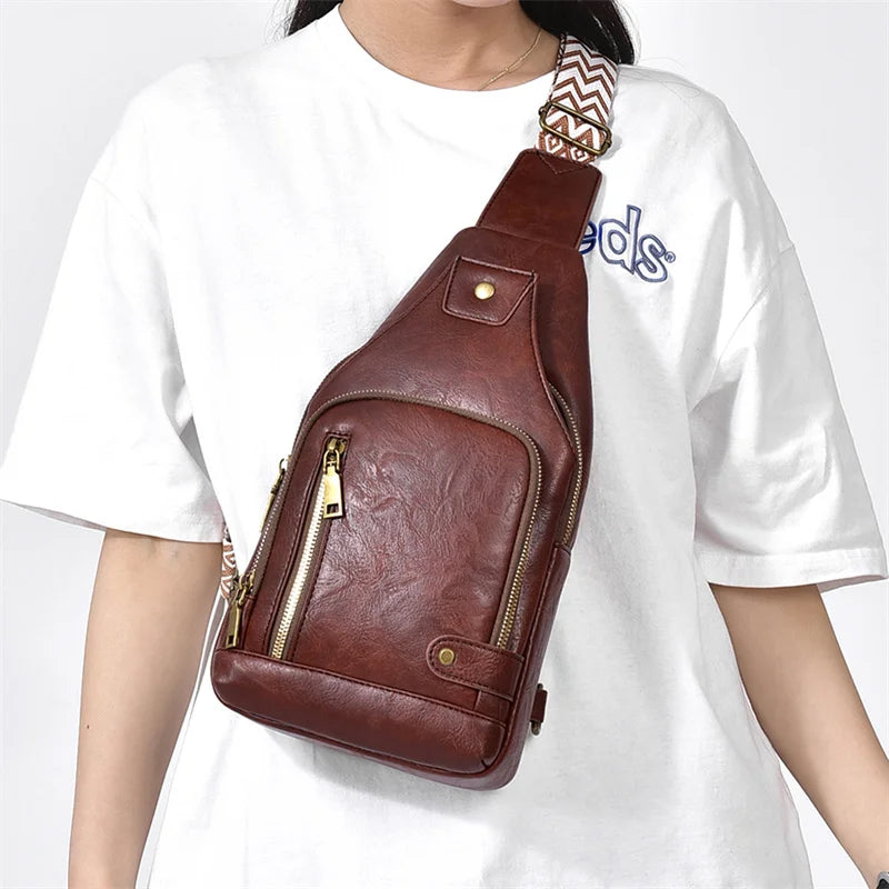 Couple Chest Bag Fashion Versatile Summer Crossbody Bags For Men Women Multi functional Waterproof Breathable Small Backpack