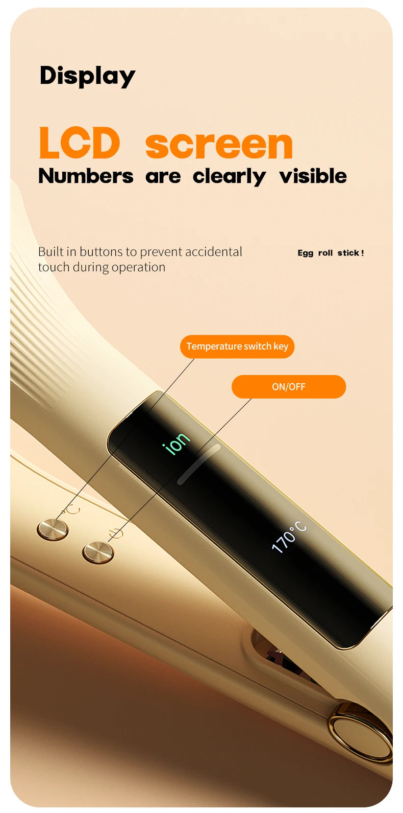 32mm Hair Wave Curling Iron Professional French Egg Roll Hair Curler Corrugated Wavy Styler Fast Heating Volumizing Styling Tool