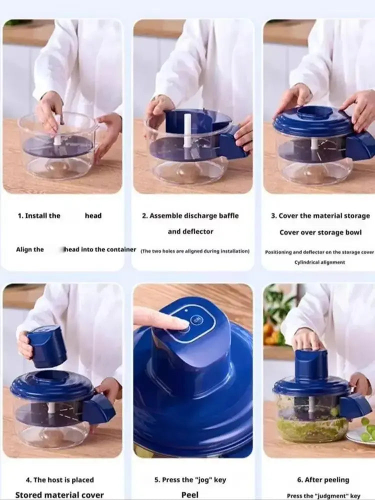 Electric Grape Peeling Machine, Automatic Small Fruit Peeling Tool, Rechargeable Home Kitchen Aid PeelerEfficient Kitchen Helper