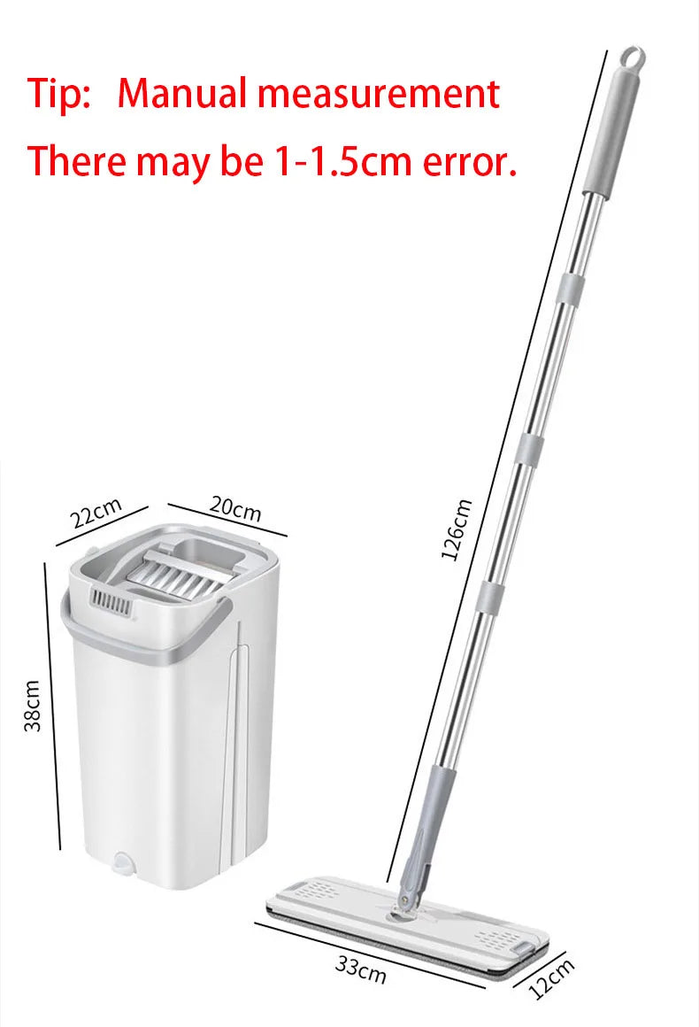 New Set Strong Cleaning Ablity Microfiber Mat Mop 360° Rotation Home Floor Kitchen Cleaning Tools Sleaning Bucket Cleaning Cloth