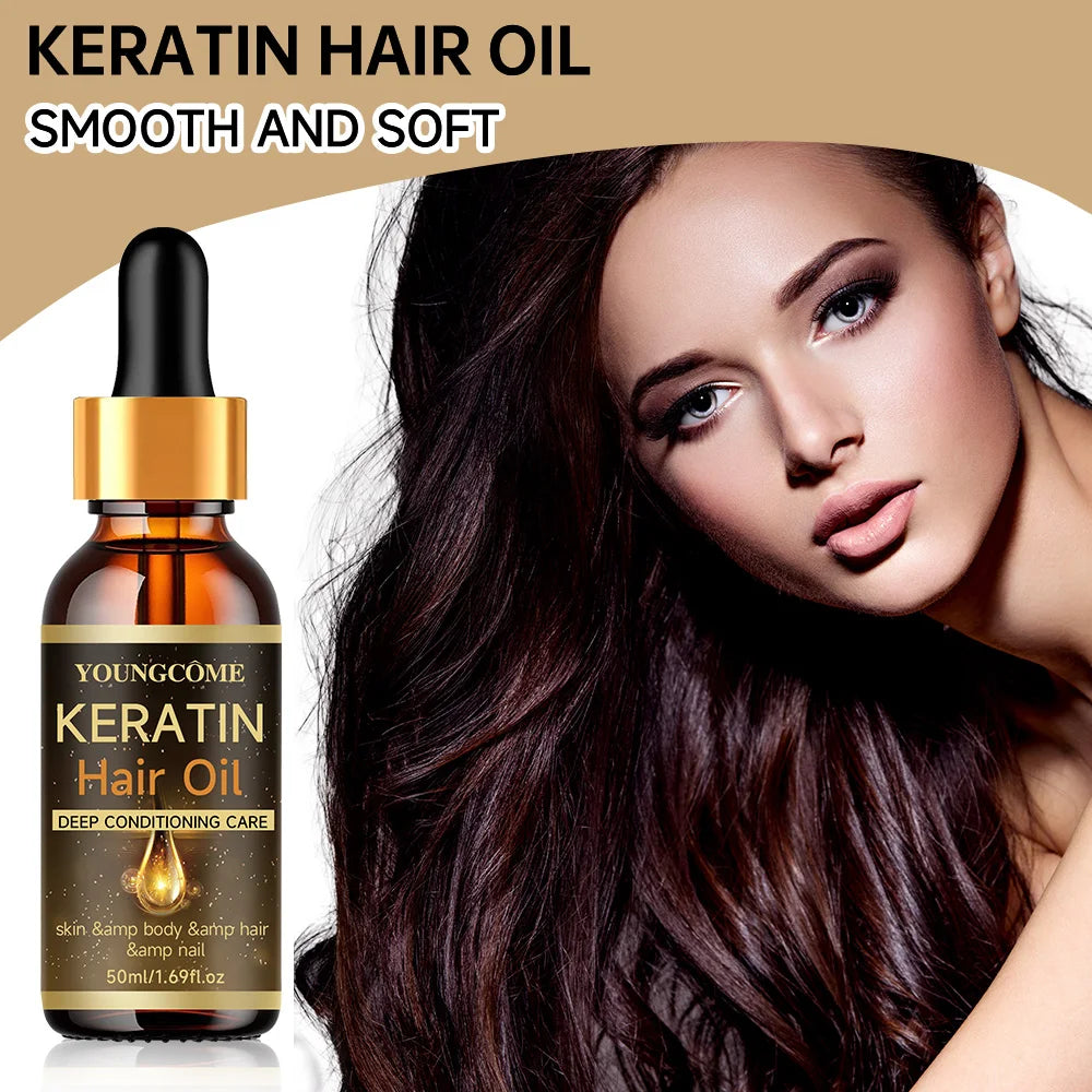 Organic Keratin & Lavender Oil Hair Care Set - Deep Conditioning Mask Sulfate-Free Treatment Repair & Shine Treatment Formula