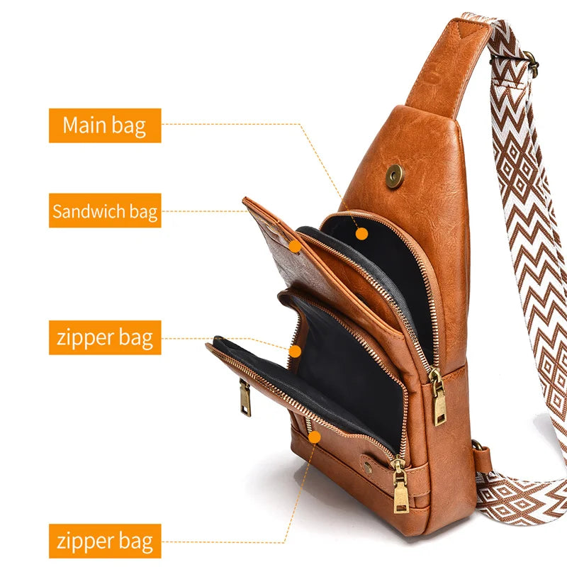Couple Chest Bag Fashion Versatile Summer Crossbody Bags For Men Women Multi functional Waterproof Breathable Small Backpack