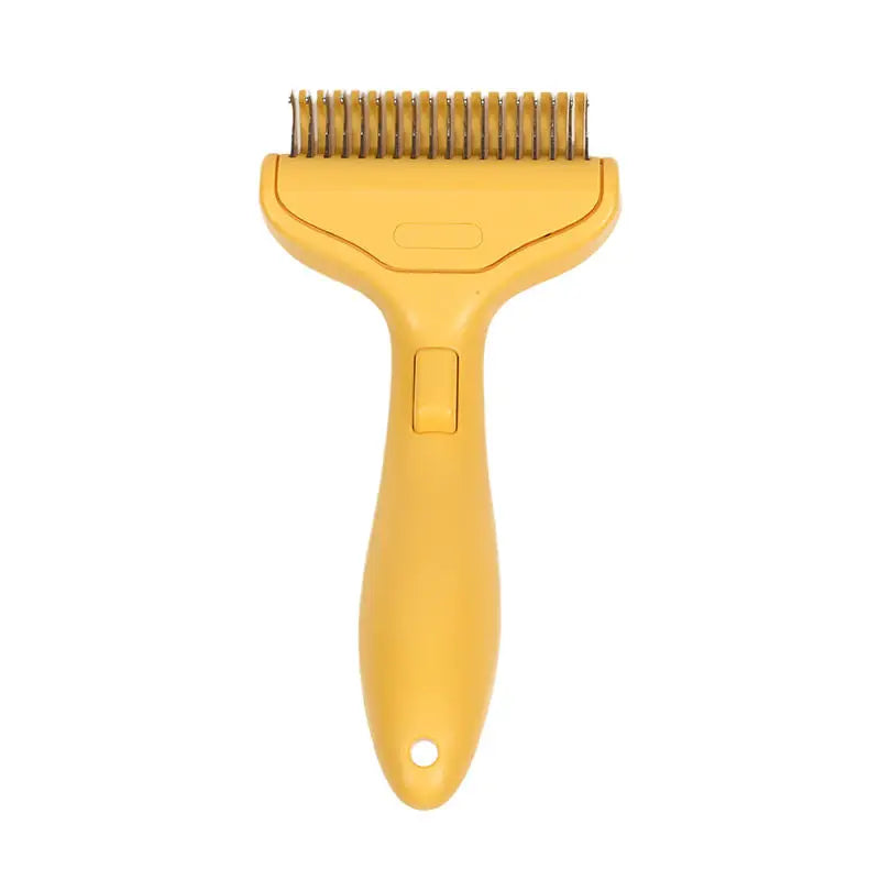 Portable Pet Dog Grooming Brush Hair Removal Tool For Dogs Self Cleaning Comb Pet Products Professional Pet Deshedding