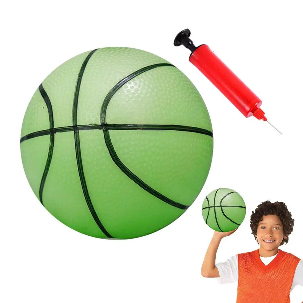 Glowing Luminous Basketball Light Up Ball Reusable Strong Grip Light Up Basket Ball For Indoor And Outdoor Play Games