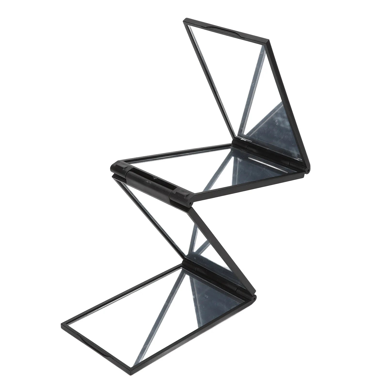 4 Way Mirror 360 Degree Handheld Desktop Portable Foldable Makeup Mirror for Self Hair Cutting Makeup Mirror Beauty Tool