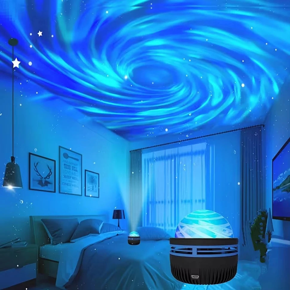 Galaxy Projector Water Ocean Wave