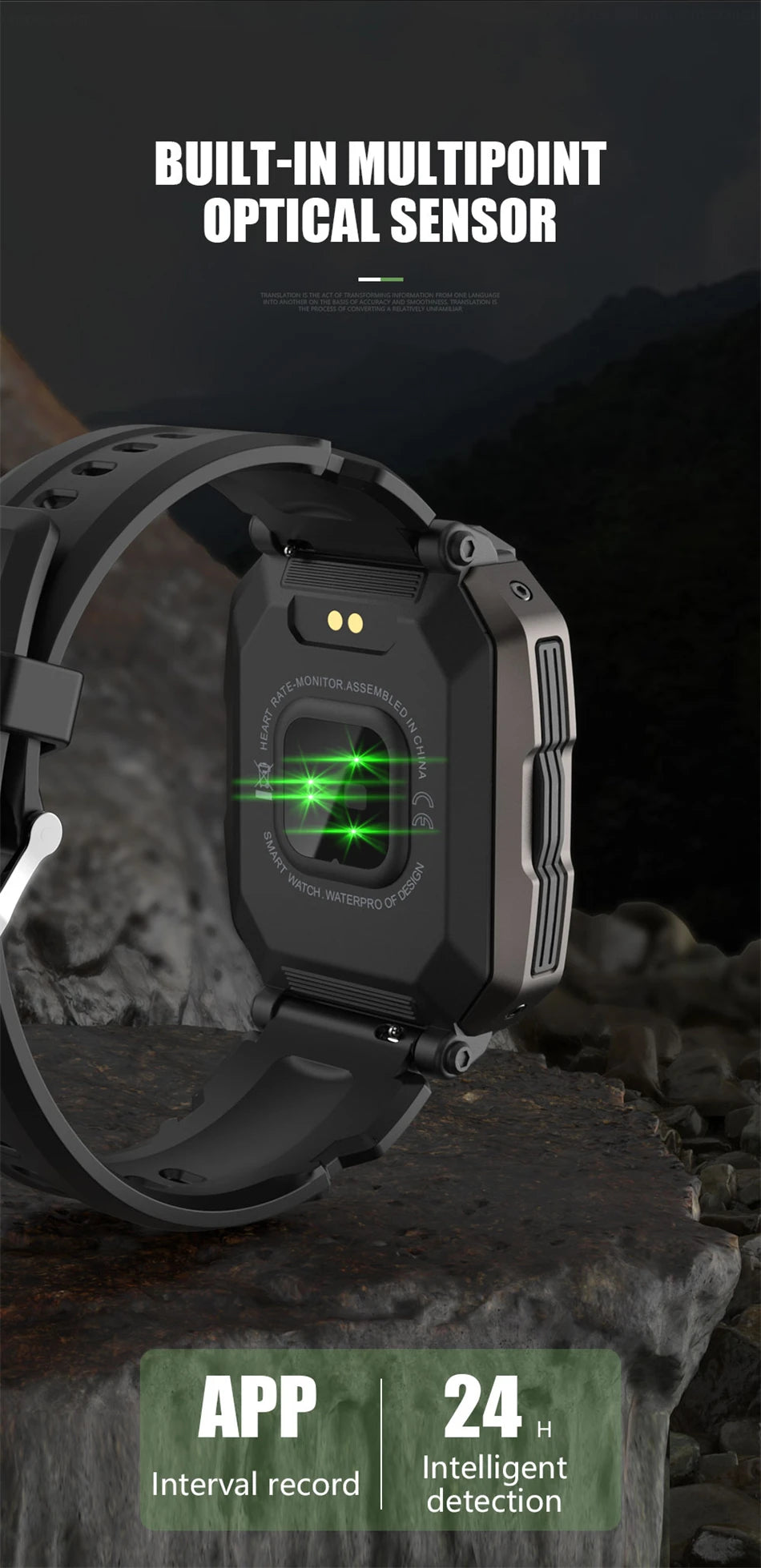 Smart Watch Men Swim IP68 ATM Waterproof Smart Clock Outdoor Sports Fitness Tracker Health Monitor Smartwatch For Android IOS