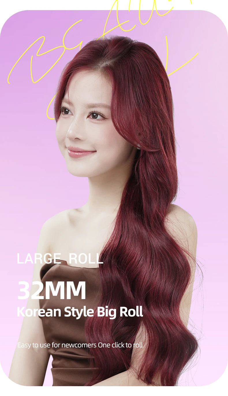 Automatic Hair Curler 28mm/32mm Large Wave Curling Iron Anion Fast Heating Professional Styling Curlers Curling Wand Hair Waver