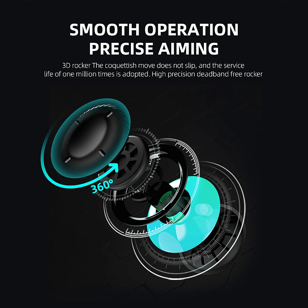 Cell Phone Gamepad Joystick For iPhone Android Control Bluetooth Controller Trigger Pubg Mobile Game Pad Gaming Cellphone Mando