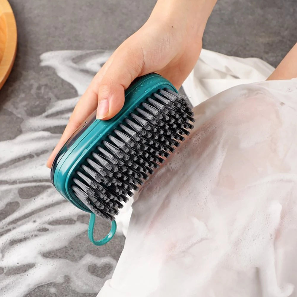 Multifunctional Automatic Liquid Cleaning Brush Soft Shoe Brush  Clean Wash Shoe Artifact Laundry Brush Household Brush Clothes