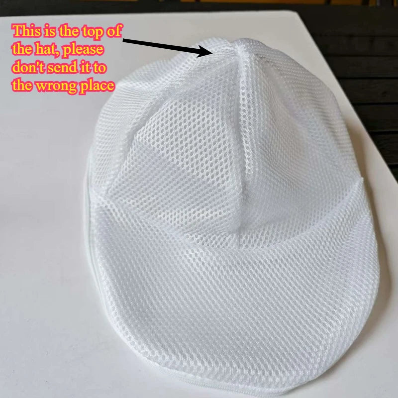 Washer Safe Hat Cleaner Cage and Mesh Laundry Bag,Baseball Cap Shape Protector for Washing Machine and Drying Laundry Organizer