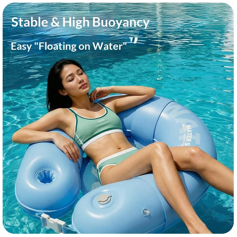 2026 summer Adult Inflatable Float Summer Cool Water Sofa Thickened Outdoor Water Hammock for Pool Swimming Relaxation