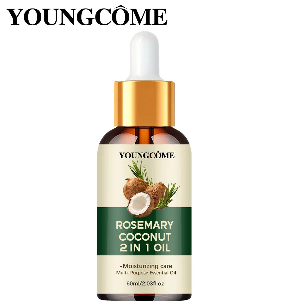 Rosemary Oil Hair Growth Essential Coconut Oil Improve Hair Loss And Nourishes Strengthen Hair Roots Scalp Treatment Hair Care